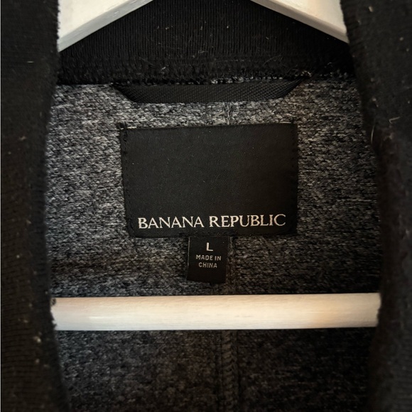 Banana Republic Charcoal Men’s Bomber Jacket - Picture 2 of 3
